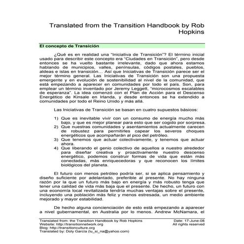 Hopkins, rob   traslated from the transition handbook