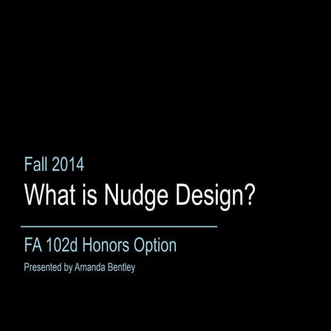 Nudge Design Presentation