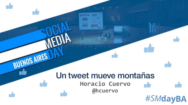 “Un tweet mueve montañas”