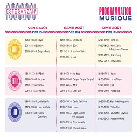 Programme Esperanzah!