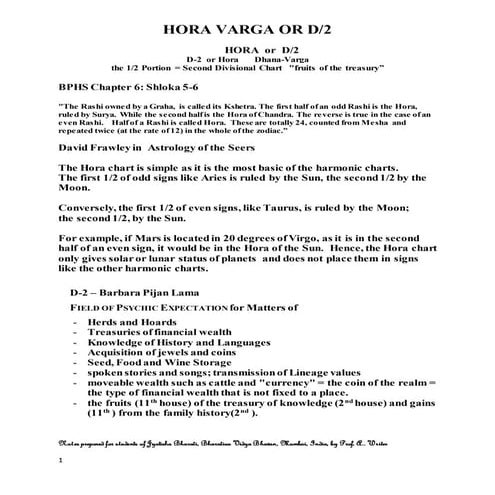 HORA VARGA  or D/2