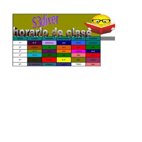 Horario De Clase