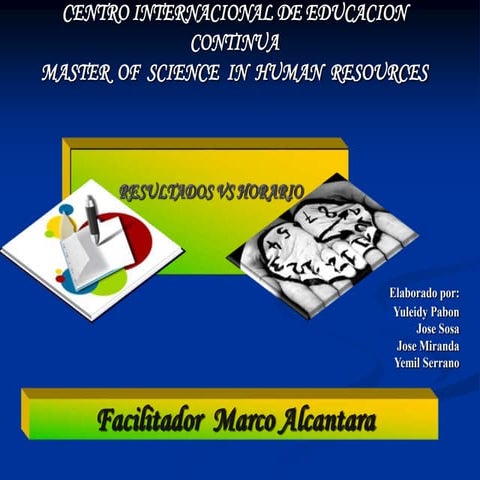 Horario vs Resultados