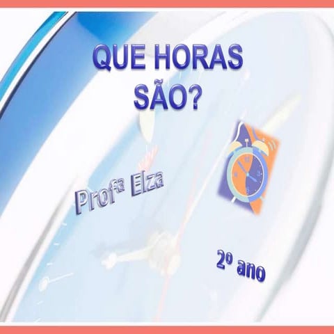 Que horas são? + A que horas? (RESUMO) | PPT