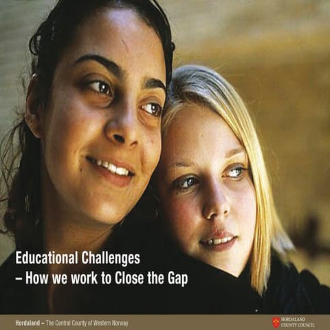 Hordaland county Educational challenges
