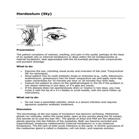 Hordeolum