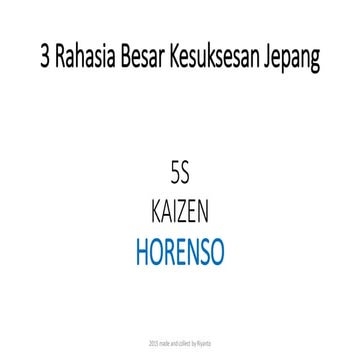 Horenso(1) training pengenalan