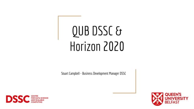 Horizon 2020 ICT and Advanced Materials & Manufacturing