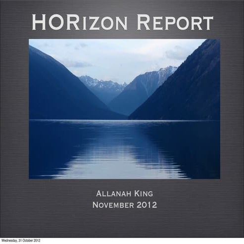 Horizon Report For Link Learning