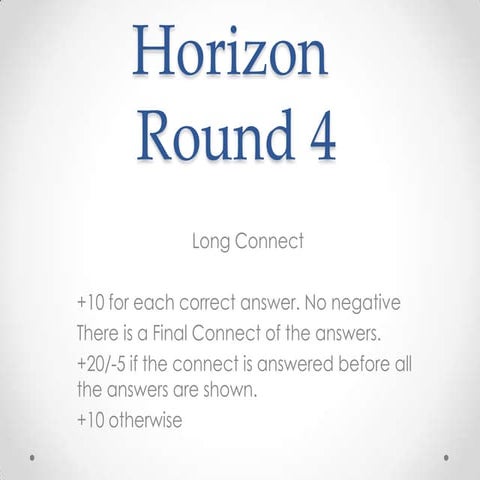 4 th round | PPTX