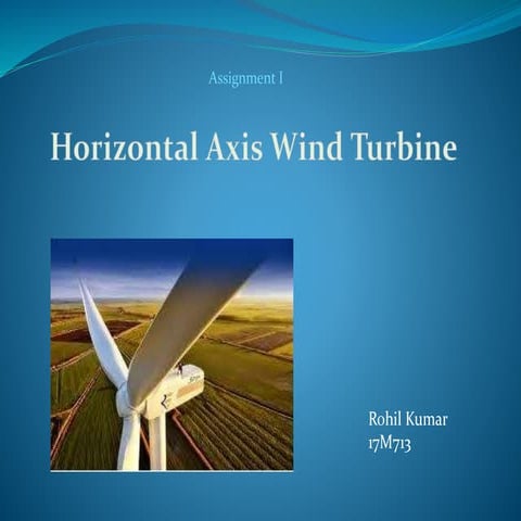 Horizontal axis wind turbine