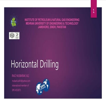 Horizontal drilling