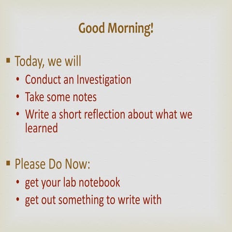 Horizontally Launched Projectiles