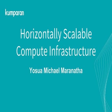 Horizontally Scalable Compute Infrastructure