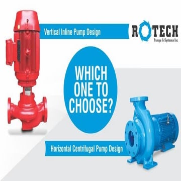 Horizontal or vertical inline pump design – which one to choose ?