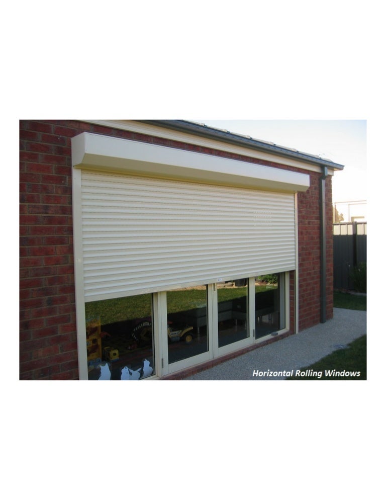 Horizontal rolling windows