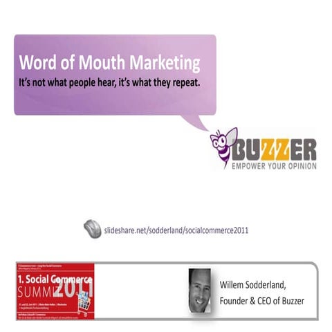 How does Word of Mouth fuel Social Commerce ?