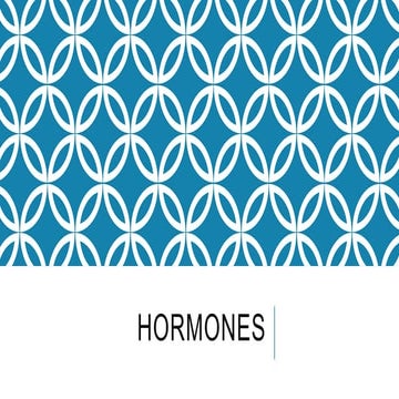 Hormones