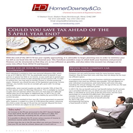 Horner Downey & Co Year End 2017-18 Newsletter