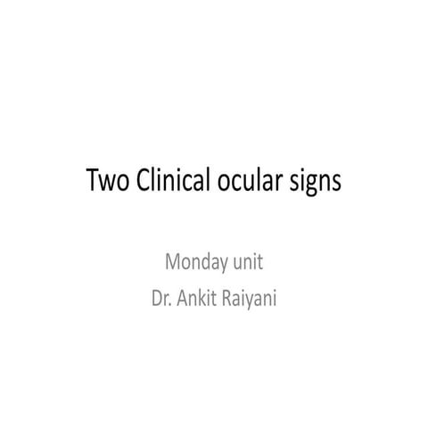 Horner's syndrome and Internuclear ophthalmoplegia