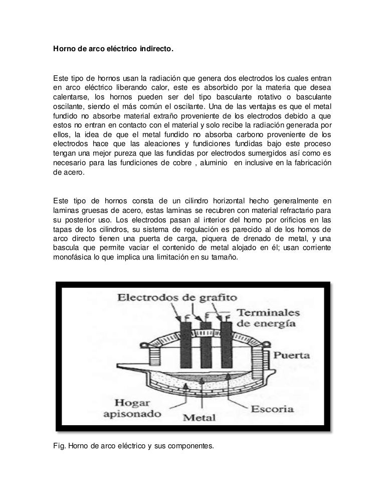 Horno de arco eléctrico - Electrónica Fácil Top