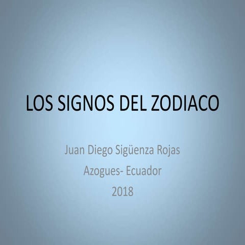 LOS SIGNOS DEL ZODIACO | PDF