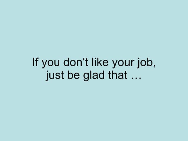 Horrible Jobs