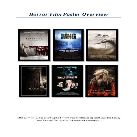 Horror Film Poster Overview
