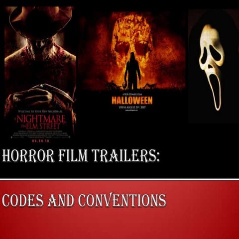 Horror film trailers