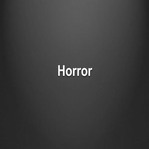 Horror genre 