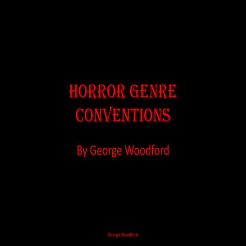 Horror genre conventions