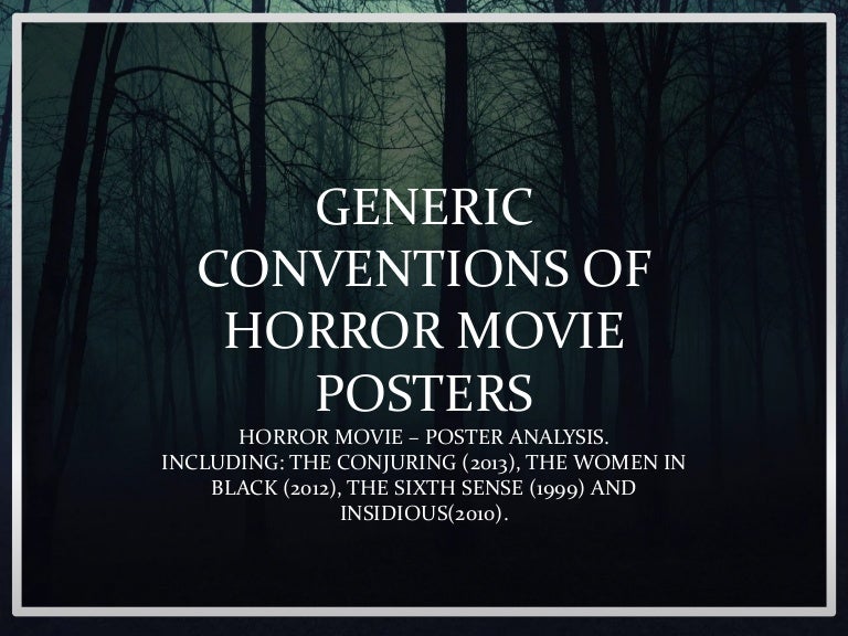 Horror Movie Poster Analysis