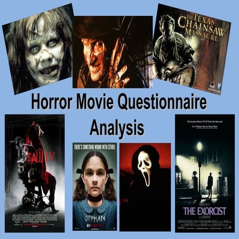 Horror Movie Questionnaire Results Analysis