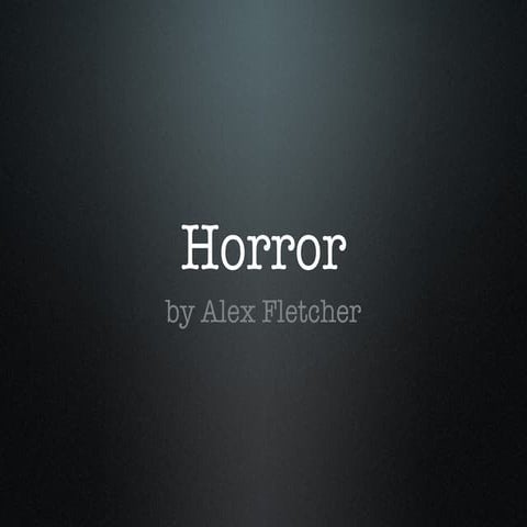 Horror powerpoint