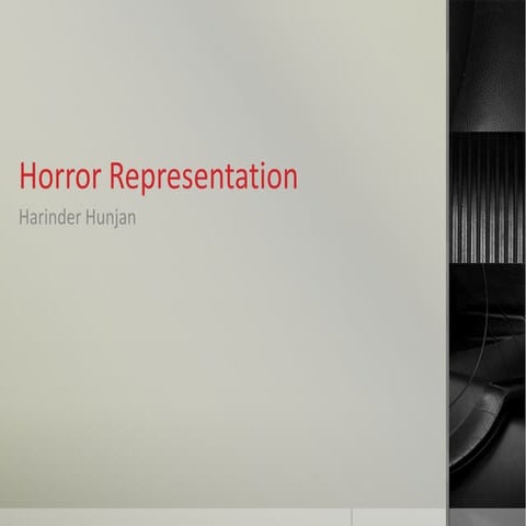 Horror representation