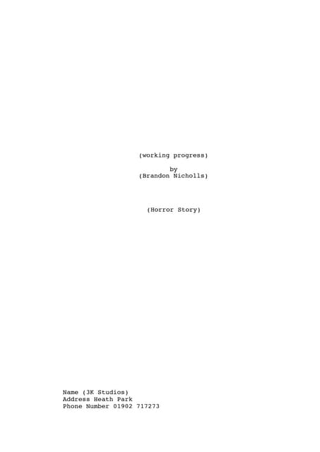 Film trailer script | DOCX | IT and Internet Support | Internet