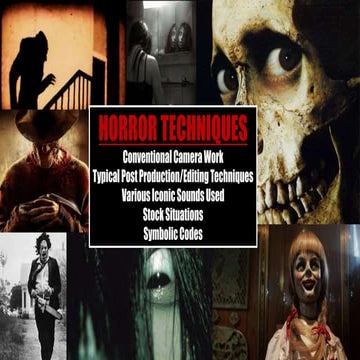 Horror techniques