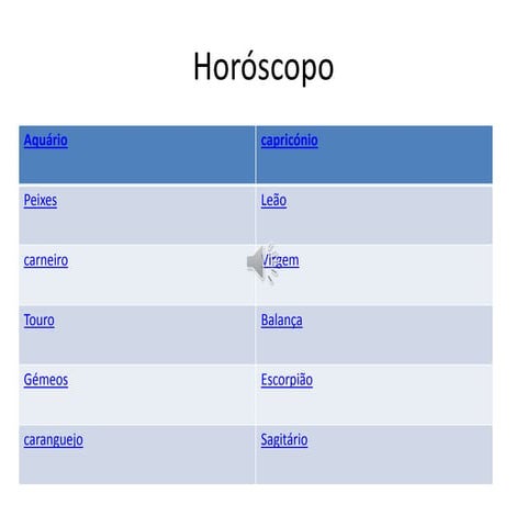        Horóscopo