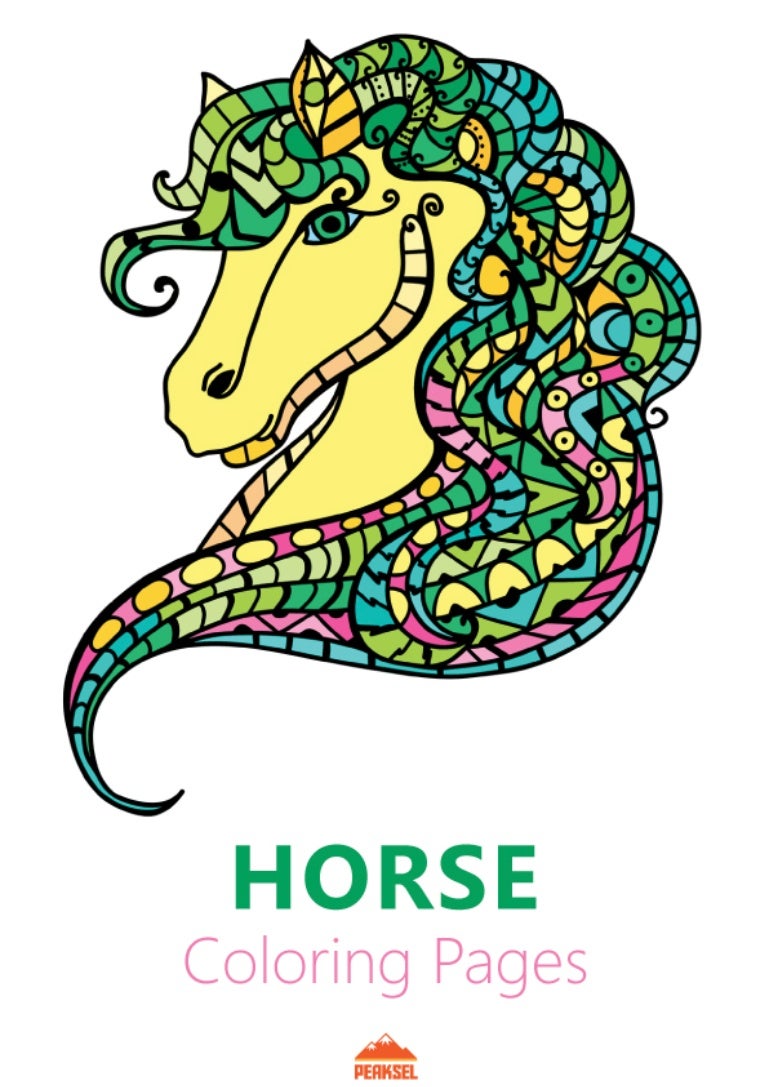 Download Horse Coloring Pages Printable Coloring Book For Adults