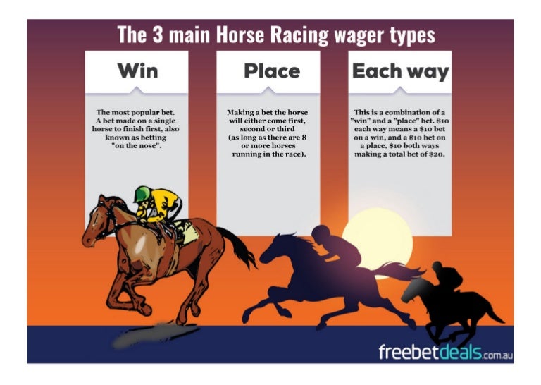 Horse racing bet types
