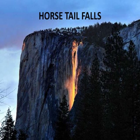 Horse tail falls
