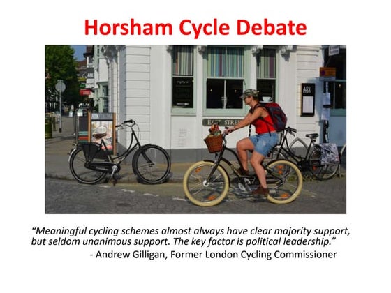 Horshamdistrictcyclingforum presentations