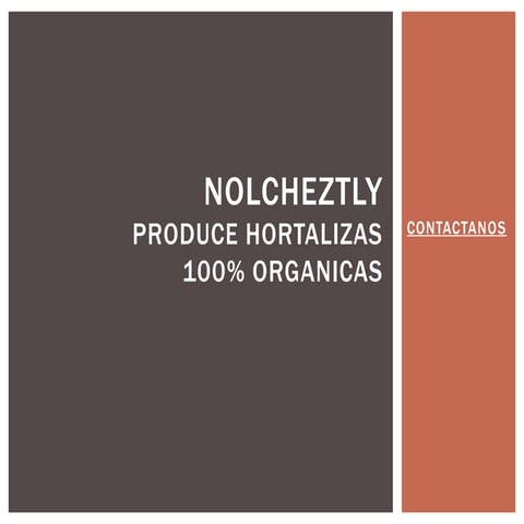 Hortalizas - produción