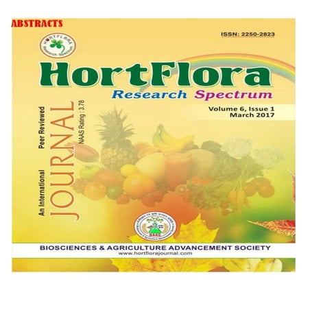 Hortflora...abstracts  vol. 6 (1-3); 2017