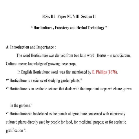 Horticulture B.Sc.III.pptx types and it's importance
