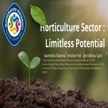 Horticulture Sector Limitless Potential (1) (1).pptx