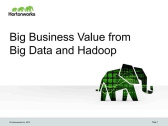 Hortonworks roadshow