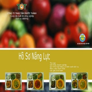 HỒ SƠ NĂNG LỰC SUẤT ĂN CÔNG NGHIỆP