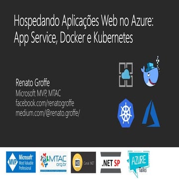 Hospedando Aplicações Web no Azure: App Service, Docker e Kubernetes - Azure ...