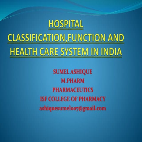 An Insight to Hospital by Sumel Ashique